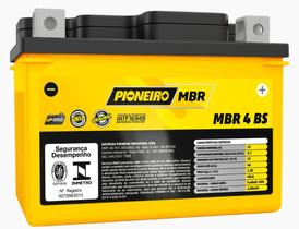 Bateria Moto AGM/VRLA Pioneiro MBR 4 BS 12V 3,7Ah
