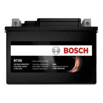 Bateria Moto Btx8 8Ah 12V para CB 500 BMW S1000R Bosch
