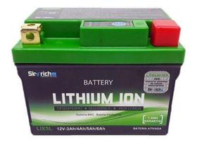 Bateria Moto Íon Lítio Titan 150 / Titan 160 / CRF 230 / XRE 190 12V 3Ah / 4Ah / 5Ah / 6Ah Skyrich Bateria Moto Íon Lítio Titan 150 / Titan 160 / CRF 230 / XRE 190 12V 3Ah / 4Ah / 5Ah / 6Ah Skyrich