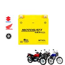 Bateria Moto Motobatt 5 Ah Amperes Bros Start Fan Titan 150