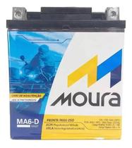 Bateria Moto Moura 6 Ah Amperes Teneré Hornet Original
