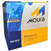 Bateria Moto Moura Ma18d 18ah Harley Jetski Ytx20lbs Yuasa