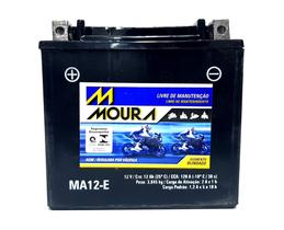 Bateria moto moura selada 12ah - bmw r1200 r1200 gs f800 gs midnight star 950 xvs 0102