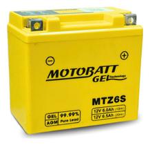 Bateria Motobatt Gel Mtz6s 6ah Honda Pcx 150 Xre300 Cg 150