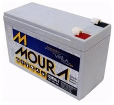 Bateria Moura 12mva-7 Nobreaks Brinquedos Cercas Elétricas Sistemas de Emergência central alarme