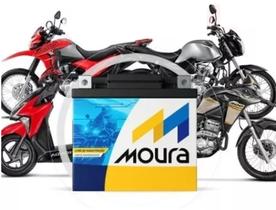 Bateria Moura 6ah Honda Cg 150 Sport Titan Cb300f Sh 125 12v - Com Nota Fiscal
