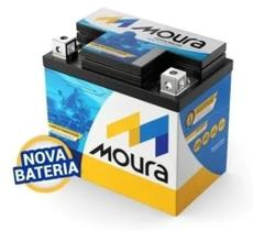 bateria moura MA5-D CB Twister 2016 em diante Biz 125 ES 09 Fan 125 ES 09 Titan 150 XRE 300 PCX