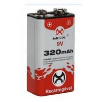Bateria Mox 9V 320MAH Recarregavel