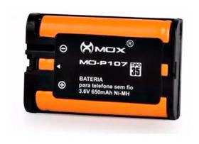 Bateria Mox Para Telefone Sem Fio Panasonic P107 3,6V 650Mah