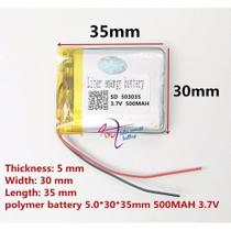 Bateria Mp5 2 Fios Original 500mah 3,7v Bateria Mp5 2 Fios Original 500mah 3,7v