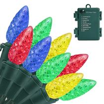 Bateria multicolorida LED ASENEK de 5,5 m 50 LED à prova d'água Bateria multicolorida LED ASENEK de 5,5 m 50 LED à prova d'água