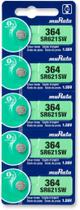 Bateria Murata SR621SW 1,55V 18mAh Óxido de prata (5x)
