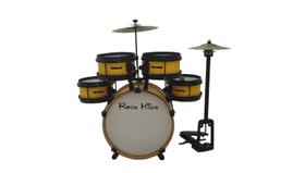 Bateria musical de brinquedo RMV Rock Kids amarelo Bateria musical de brinquedo RMV Rock Kids amarelo