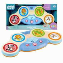 Bateria Musical Infantil Play & Learn Touch Azul Cardoso Toys Bateria Musical Infantil Play & Learn Touch Azul Cardoso Toys