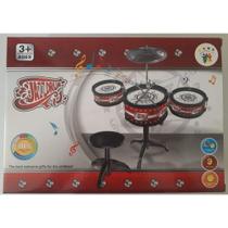 Bateria Musical Jazzdrum Com Banquinho Bateria Musical Jazzdrum Com Banquinho