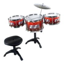 Bateria Musical Super Meu Ritimo Com Banqueta Wellmix