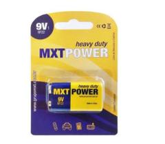 Bateria MXT Super Heavy Dut Zinco 9V