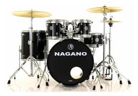 Bateria Nagano Garage Rock EBS 22 14 10 12 16 Kit Completo Som Profissional SEM PRATOS