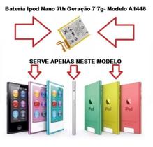 Bateria Nano 7th Sétima Geração 7 7g- Modelo A1446 C - - bgb