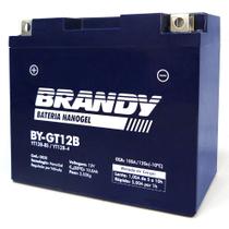 Bateria NanoGel Brandy - Para moto XJ6 YZF R1 Ducati - BY-GT12B