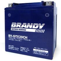 Bateria NanoGel BY-GTX20CH Para moto XL Varadero Boulevard C 1500 Kawasaki Vulcan VN 1500 - Brandy
