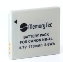Bateria NB-4L 710mAh para câmera digital e filmadora Canon Digital Ixus 30, PowerShot SD30, PowerShot SD1100