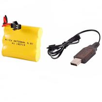 Bateria Ni-Cd AA 3.6V 700mAh com USB