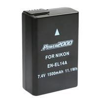 Bateria Nikon EN-EL14 Power2000 1500mAh 7.2V