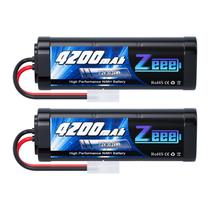 Bateria NiMH Zeee 7,2 V 4200 mAh com conector Tamiya para carro RC