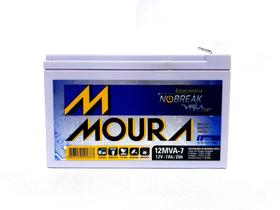 Bateria nobreak no-break no break 7ah estabilizadores alarmes moura 0112