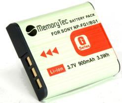 Bateria NP-BG1/FG1 para câmera digital e filmadora Sony Cyber-shot DSC-H10, DSC-W100, DSC-T20 - Memorytec