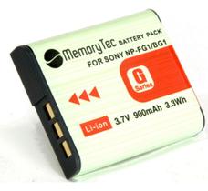 Bateria NP-BG1 MemoryTec Compatível com Sony H3 H7 H9 H10 H20 H50 H55 H70 H90 HX5 HX7 HX9 HX10 HX20 HX30 N1 N2 T100 T20