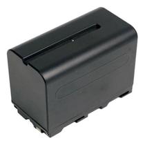 Bateria np-f970 6600mah para led