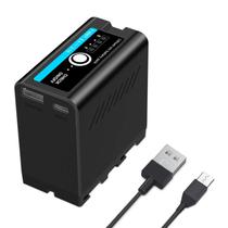 Bateria NP-F990T para Filmadora Led com USB Power Bank 7.800mAh Bateria NP-F990T para Filmadora Led com USB Power Bank 7.800mAh