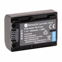 Bateria NP-FV50 1050mAh para câmera digital e filmadora Sony HDR-XR160E, HDR-PJ50VE, DCR-SR77E, DCR-HC85E