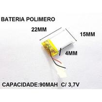 Bateria Óculos 3d Ativo Dlp Link Xd 4x15x22 90mah Mp3