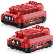 Bateria OHYES BAT 20V 3600mAh de íon de lítio, pacote com 2