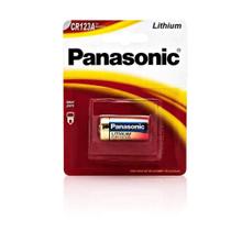 Bateria Panasonic 3V de Lithium CR123A Ideal para Câmera Fotografica