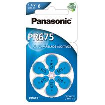 Bateria Panasonic Auditiva PR675 1.4V 6 Unidades