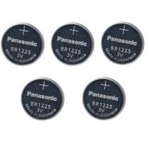 Bateria Panasonic BR1225 3V Lithium 5 de uso único, pacote com 5