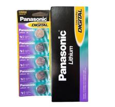 Bateria Panasonic Cr2032 Tira C/5 Botão Lithium 3v