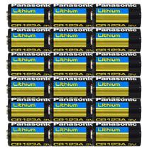 Bateria Panasonic Lithium CR123A 3V 1.55Ah (pacote com 16) Bateria Panasonic Lithium CR123A 3V 1.55Ah (pacote com 16)