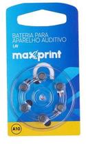 Bateria Para Aparelho Auditivo Maxprint A10 1,4v