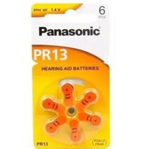 Bateria Para Aparelho Auditivo PR13H C/06 - PANASONIC - Panasonic