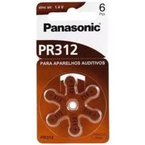 Bateria Para Aparelho Auditivo PR312H C/06 - PANASONIC - Panasonic
