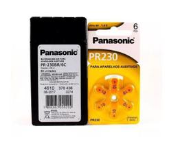 Bateria Para aparelho para audição Pr230H Com 06 Panasonic