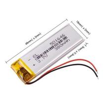 Bateria Para Chaveiro , Óculos, 3,7v 380mah