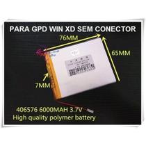Bateria Para Gpd Win Xd C/ 6000mah 3,7v Sem Conector!!!!!! - KMIG