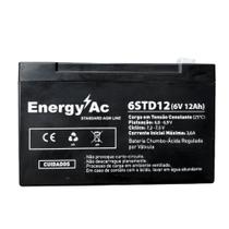 Bateria Para Motinha Elétrica E Outros 6v 12ah - Energy Ac