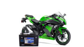 Bateria para moto Kawasaki 300 EX300 Ninja, ABS 2013 - 2017 Moura 8ah MA8E YTX9-BS